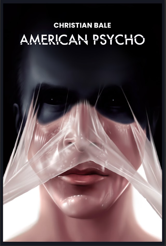 American Psycho (2000) 24x36 Poster - Christian Bale, Dark Action Thriller - PosterFire.com