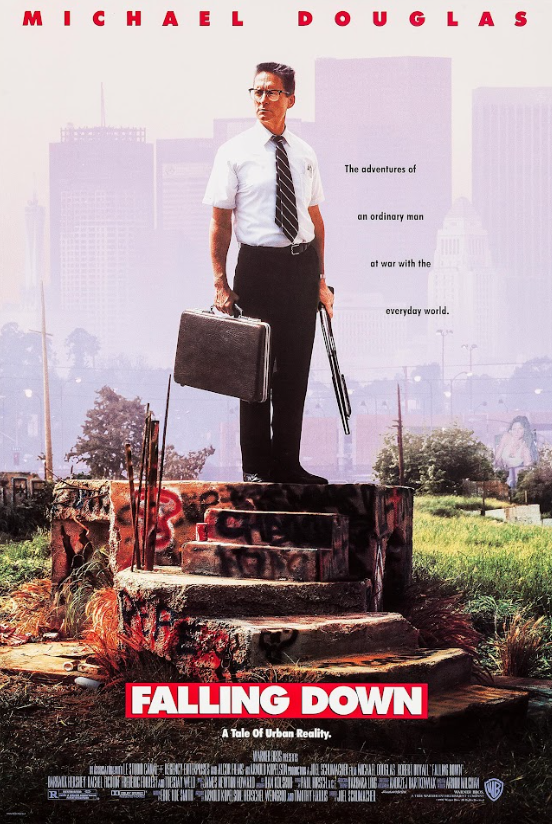 Falling Down 1993 Poster 24x36 - Michael Douglas Urban Drama Intense Psychologic - PosterFire.com