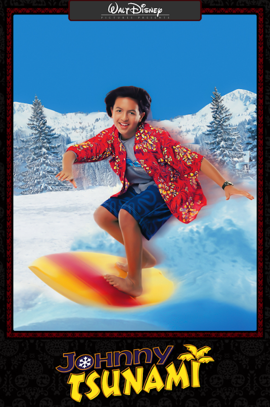 Johnny Tsunami 1999 Movie Poster 24x36 - Disney Channel Surfing Adventure Family - PosterFire.com