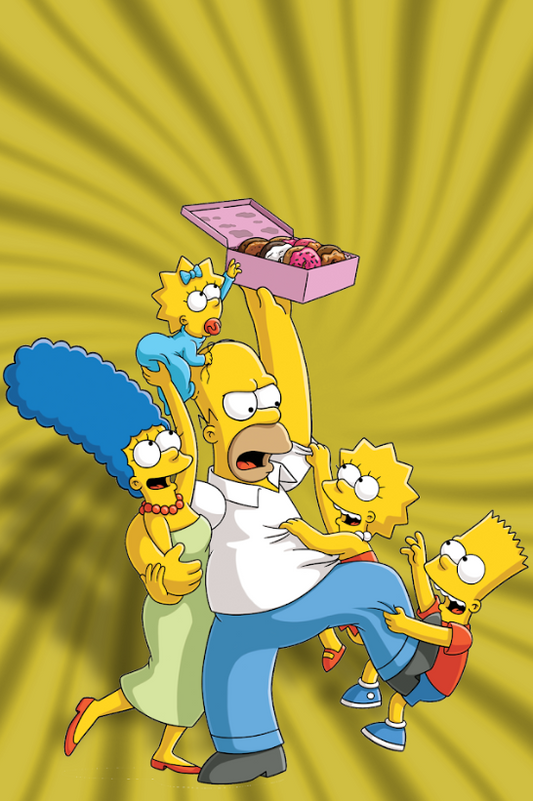 The Simpsons 1989 Poster 24x36 - Iconic Animated Comedy Classic TV Series Artwor - PosterFire.com