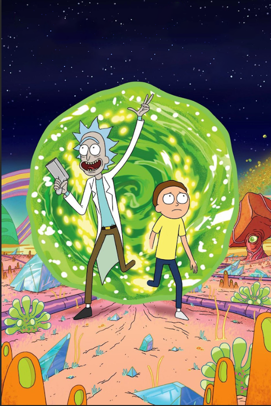 Rick and Morty 2013 Poster 24x36 - Animated Sci-Fi Comedy Outrageous Episodes