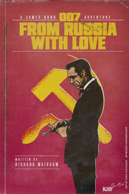 From Russia with Love (1963) Movie Poster 24x36 James Bond Classic, Sean Connery