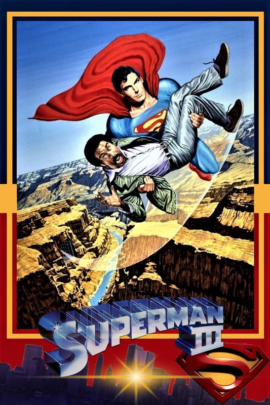 Superman III 1983 Movie Poster 24x36 Superhero Sci-Fi Comedy Action Art - PosterFire.com