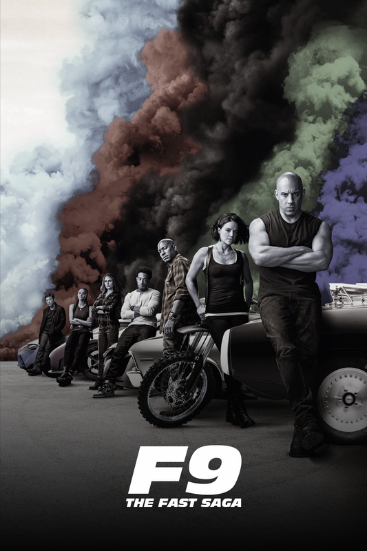 F9 (2021) - The Fast Saga Poster 24x36 - Dominic Toretto and Crew - PosterFire.com