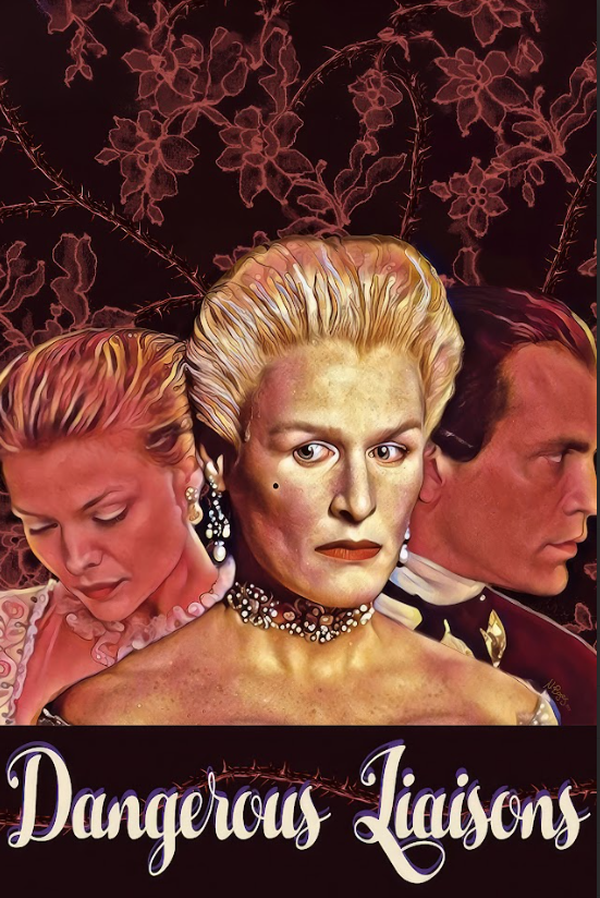 Dangerous Liaisons 1988 Poster 24x36 - Historical Drama, Glenn Close and John - PosterFire.com