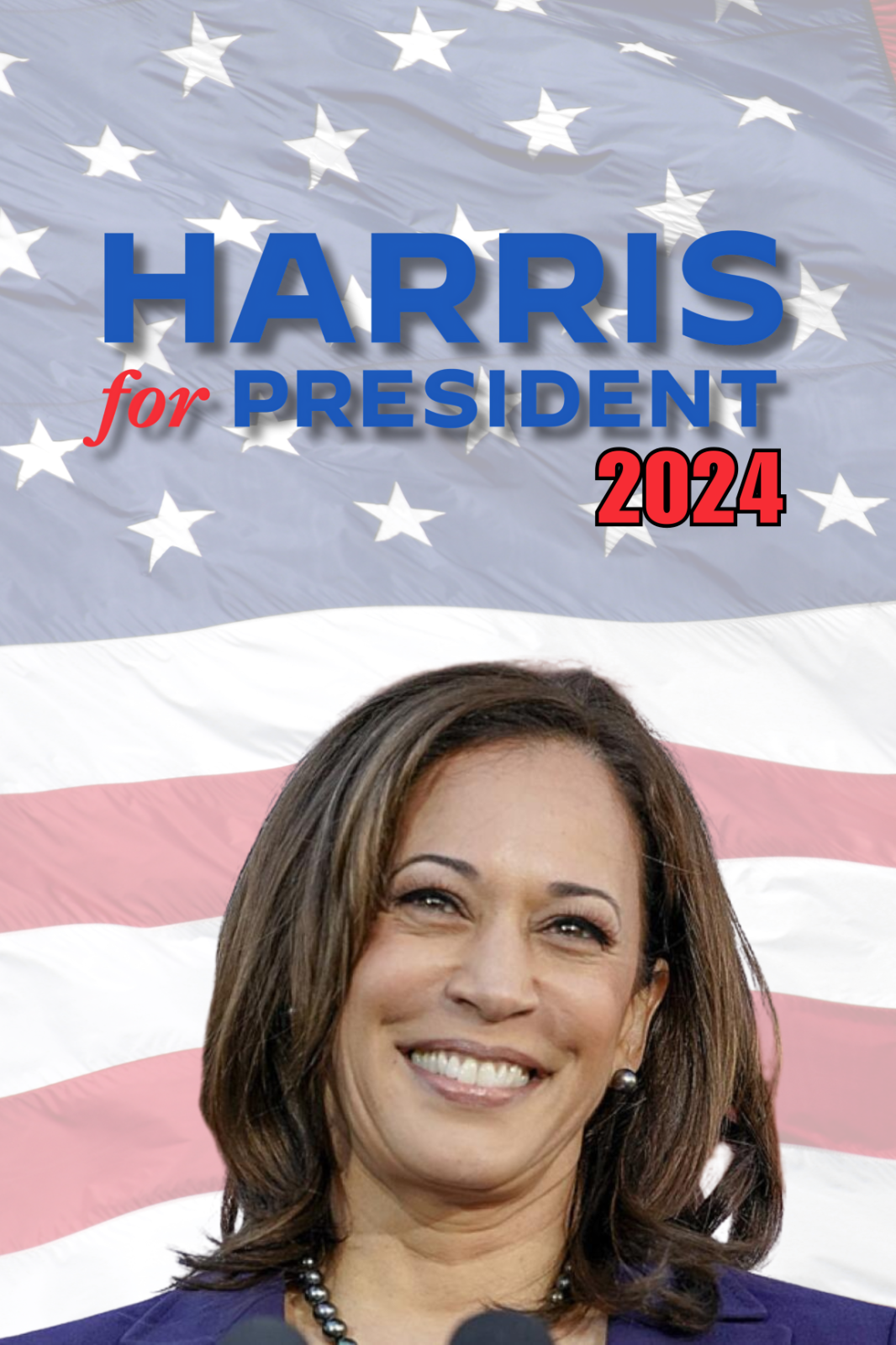 Kamala Harris for President 2024 Poster 24x36 Biden VP Democratic party Trump - PosterFire.com