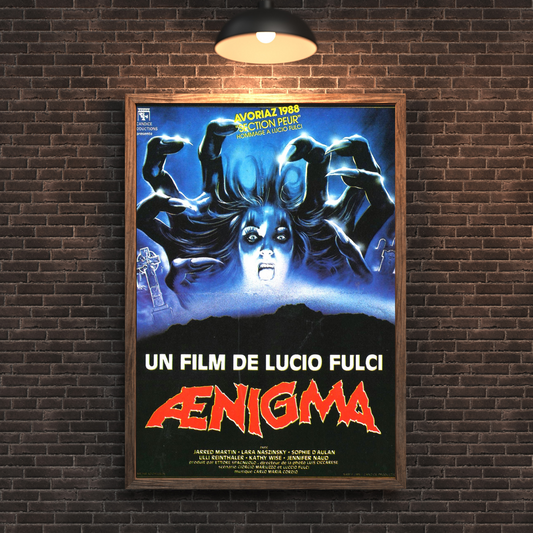 Aenigma Movie Poster - Vintage Horror Thriller Collectible Art Print - PosterFire.com