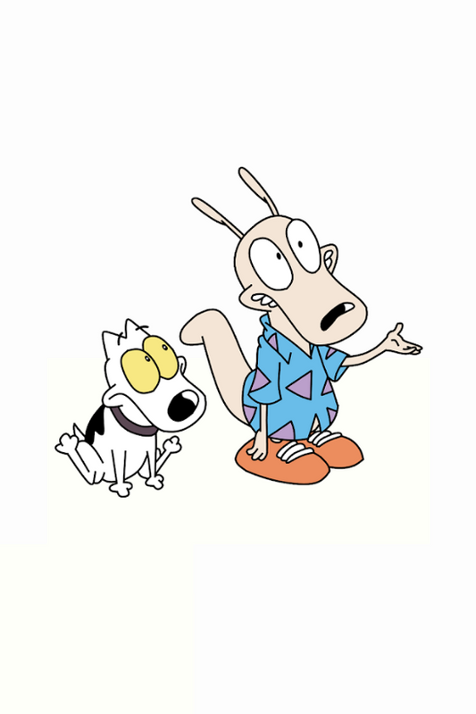 Rocko's Modern Life 1993 Poster 24x36 - Animated Retro Quirky Adventures Classic