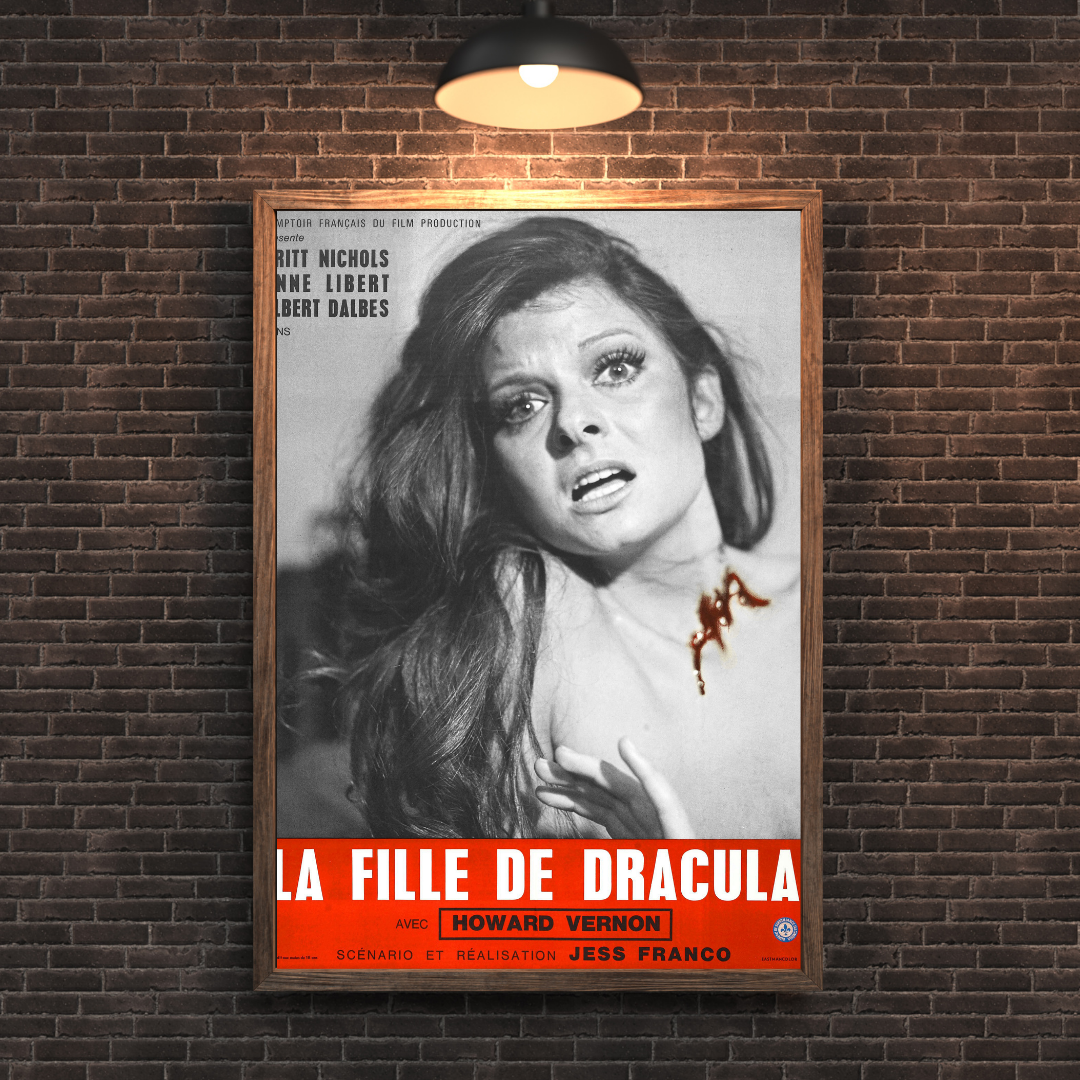 Daughter of Dracula Movie Poster - Vintage Horror Classic Collectible Art Print