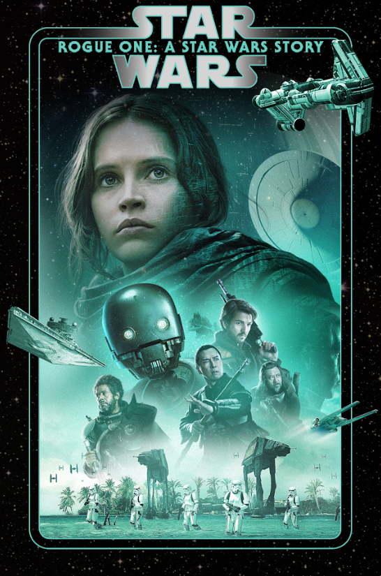 Rogue One: A Star Wars Story 2016 Movie Poster 24x36 - Epic Sci-Fi Adventure