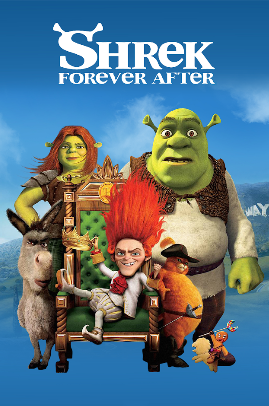 Shrek Forever After 2010 Movie Poster 24x36 - Animated Fantasy - DreamWorks Fina