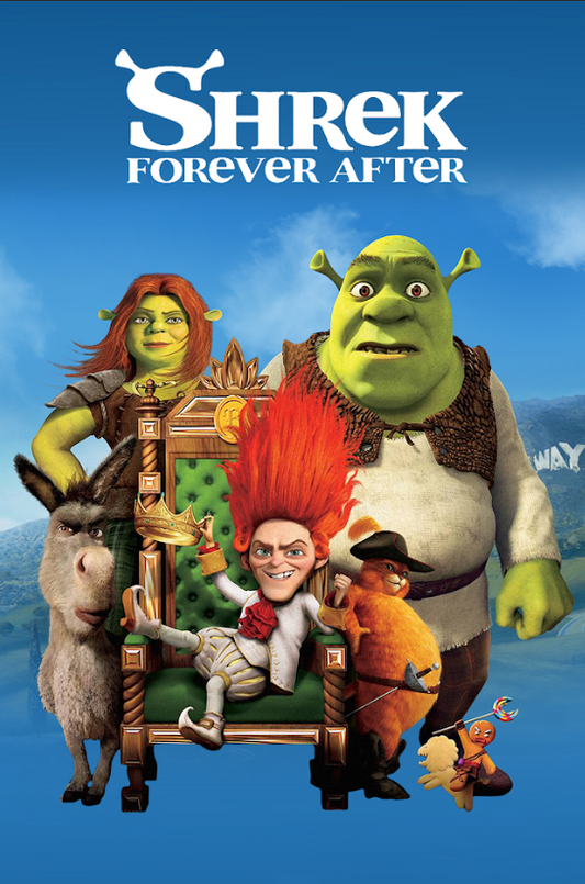 Shrek Forever After 2010 Movie Poster 24x36 - Animated Fantasy - DreamWorks Fina