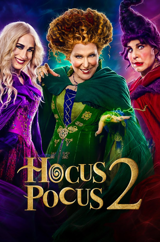 Hocus Pocus 2 (2022) Poster 24x36 – Spooky Sequel, Sanderson Sisters Magical