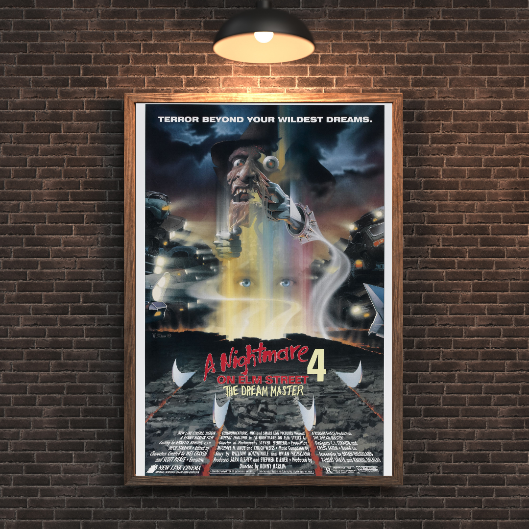 Dreams Unleashed: Nightmare on Elm Street 4 Movie Poster - PosterFire.com