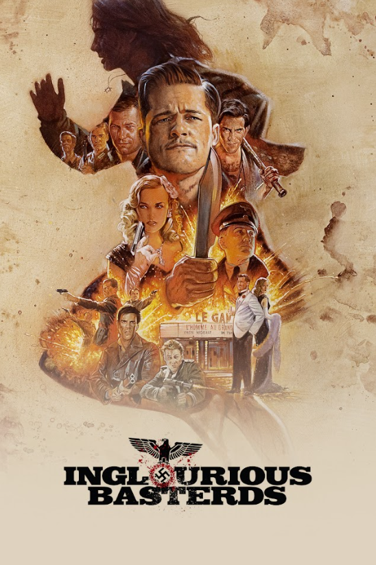 Inglourious Basterds (2009) Poster 24x36 – Quentin Tarantino War Film, Action - PosterFire.com