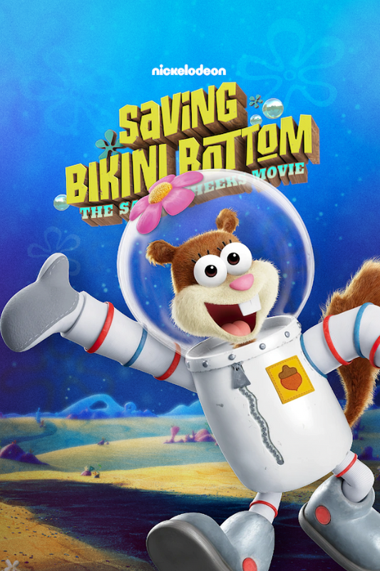 2024 Saving Bikini Bottom: The Sandy Cheeks Movie Poster 24x36 Animated