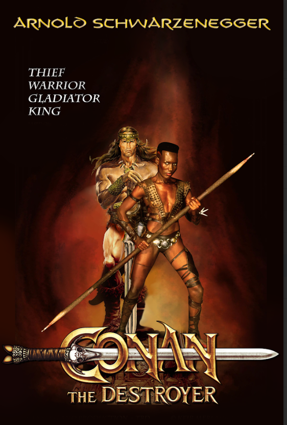 Conan the Destroyer 1984 Poster 24x36 - Schwarzenegger, Fantasy Adventure - PosterFire.com