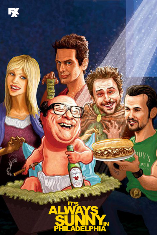 It's Always Sunny in Philadelphia (2005) Poster 24x36 – Hilarious Sitcom, Iconic - PosterFire.com