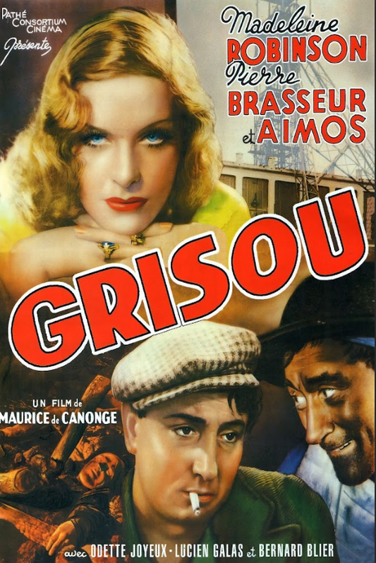 Grisou 1938 Movie Poster 24x36 French Comedy Classic Vintage Film - PosterFire.com