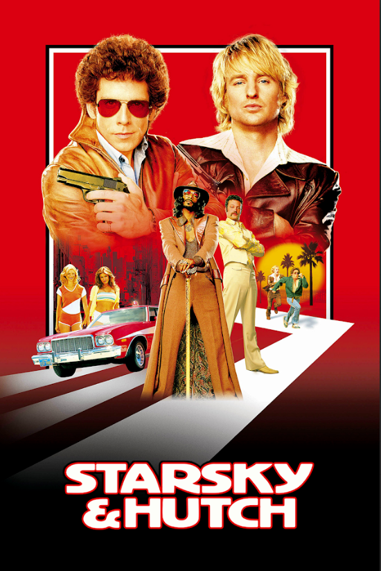 Starsky & Hutch 2004 Poster 24x36 - Ben Stiller Owen Wilson Action Comedy Crime - PosterFire.com