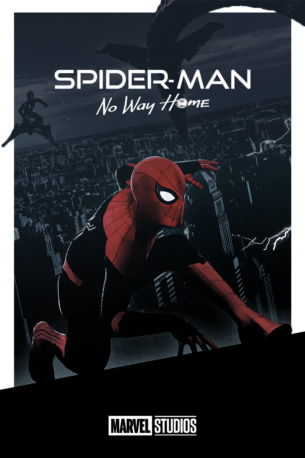 Spider-Man: No Way Home 2021 Movie Poster 24x36 Superhero Action with Tom Hollan - PosterFire.com