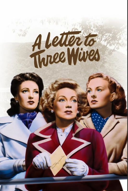 A Letter to Three Wives (1949) 24x36 Movie Poster - Classic Drama, Vintage Art,