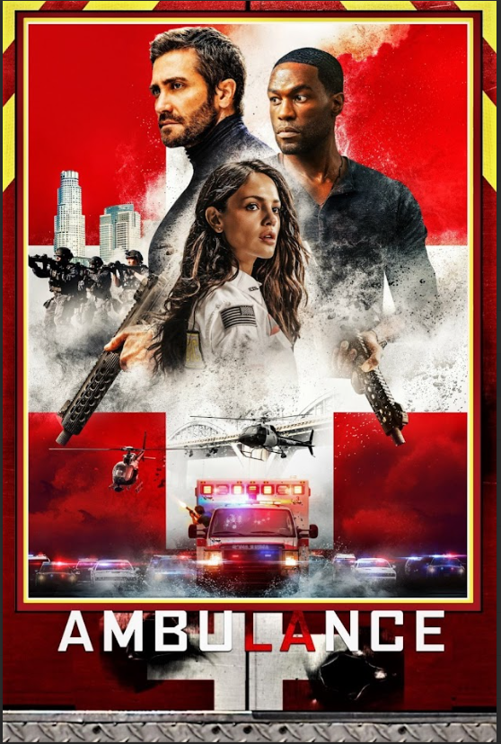 Ambulance (2022) Poster - 24x36 | Jake Gyllenhaal | Action Thriller | High-Stake - PosterFire.com