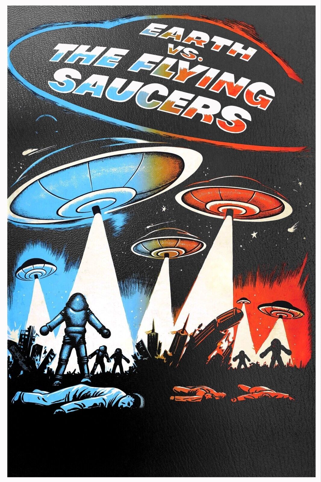 Earth vs. the Flying Saucers (1956) Poster 24x36 - Sci-Fi Classic Art - PosterFire.com