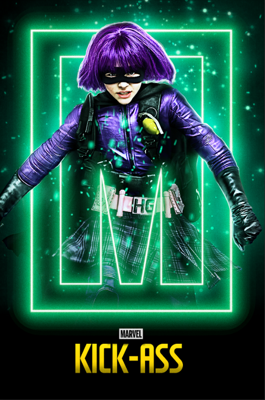 Kick-Ass 2010 Poster 24x36 - Superhero Action Comedy Nicolas Cage Hilarious - PosterFire.com