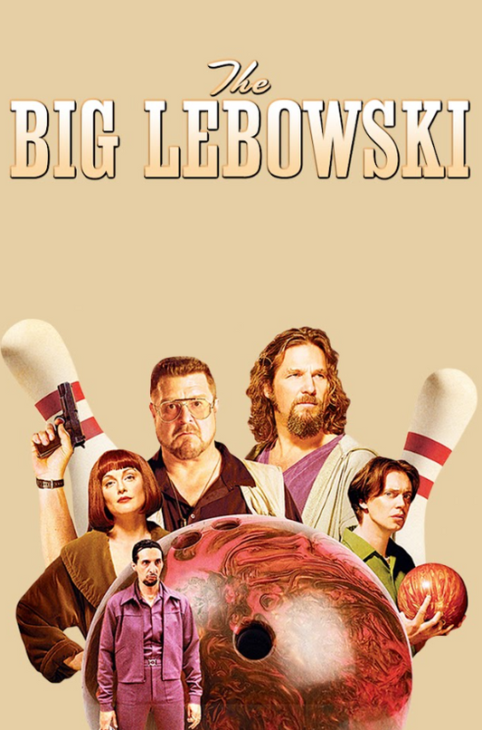 The Big Lebowski 1998 Poster 24x36 - Cult Classic Comedy Jeff Bridges Iconic