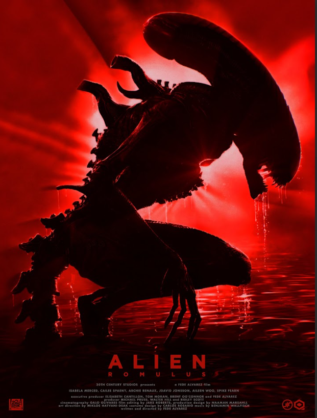 Alien Romulus Movie Poster 24x36 Sci-Fi Thriller Action Horror 2023