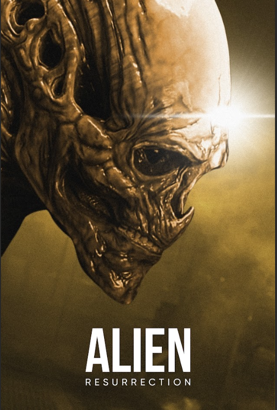 Alien Resurrection (1997) Poster - 24x36 | Sigourney Weaver | Sci-Fi Horror Art