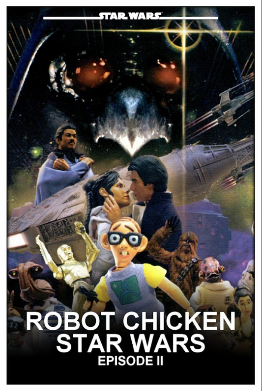 Robot Chicken: Star Wars Episode II 2008 Movie Poster 24x36 Animated Parody Come - PosterFire.com