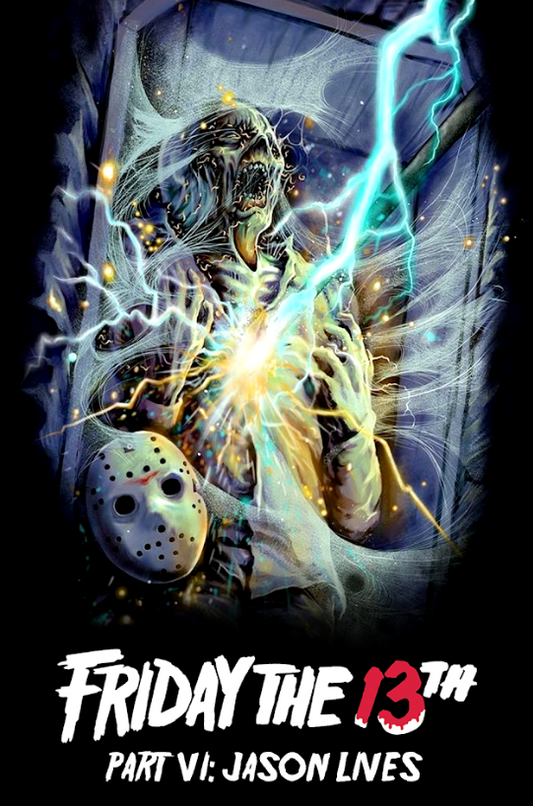 Friday the 13th Part VI: Jason Lives 1986 Movie Poster 24x36 | Horror Slasher