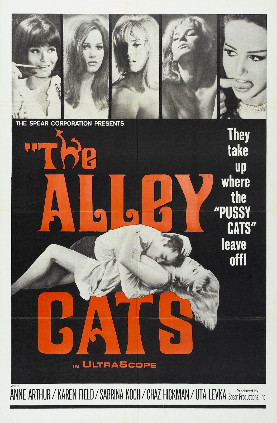 Alley Cats Movie Poster - Vintage Action Comedy Collectible Art Print