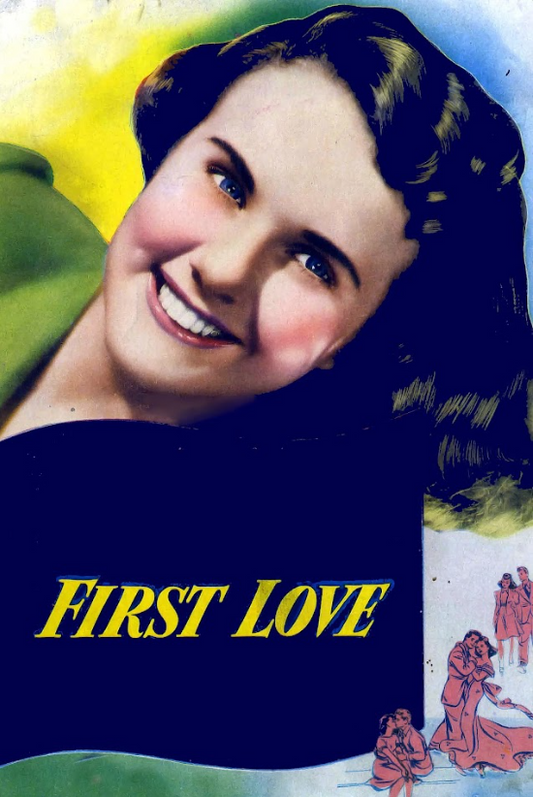 First Love (1939) 24x36 Movie Poster, Deanna Durbin, Classic Romance, Rare - PosterFire.com