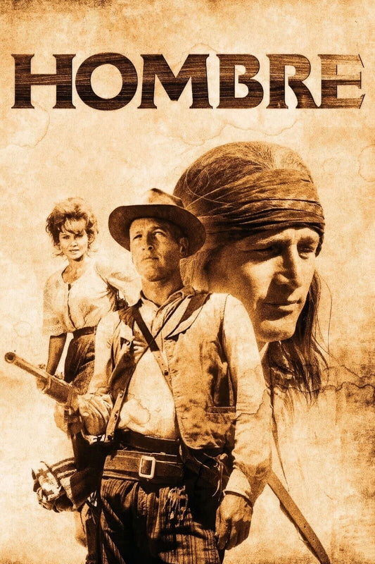 Hombre (1967) Movie Poster 24x36 - Western Classic Starring Paul Newman - PosterFire.com