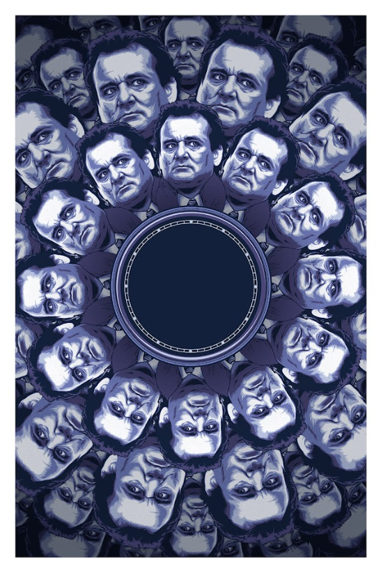 Groundhog Day 1993 Poster 24x36 - Bill Murray Comedy Fantasy Time Loop Classic - PosterFire.com