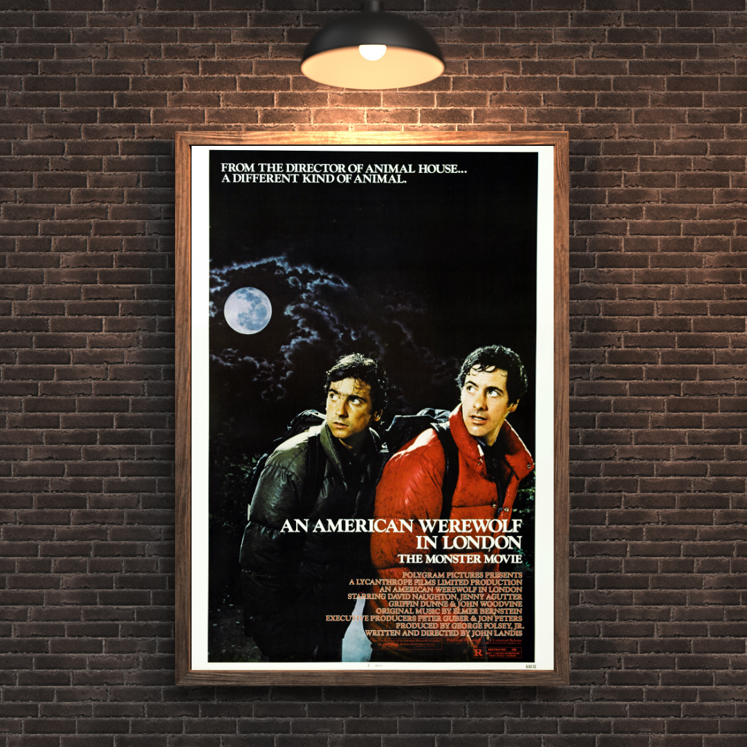 American Werewolf in London Movie Poster - Classic Monster Horror Collectible