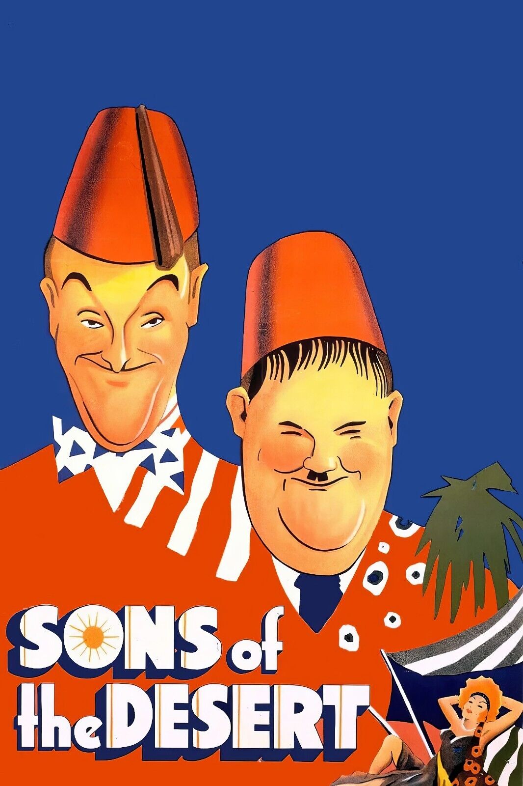 Sons of the Desert 1933 Vintage Movie Poster 24x36 | Laurel and Hardy Comedy, - PosterFire.com