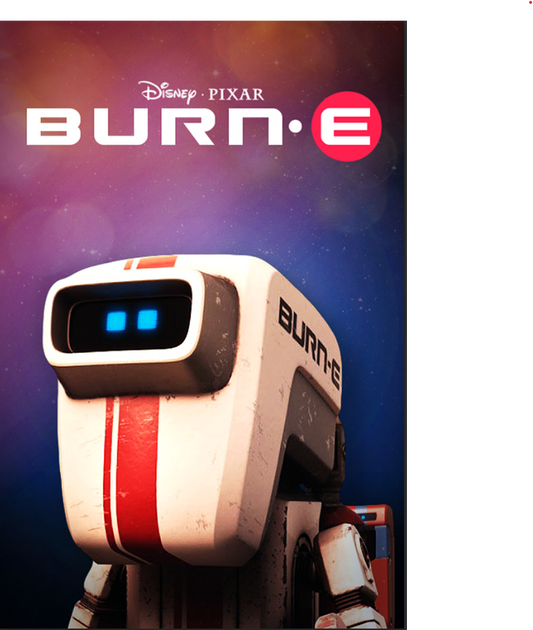 BURN·E 2008 Poster 24x36 - Pixar Short Film Sci-Fi Adventure Animated Feature