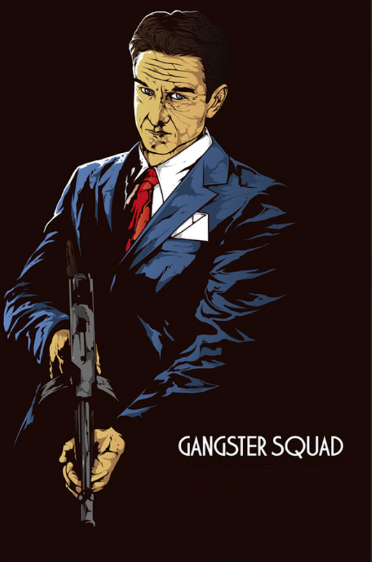 Gangster Squad 2013 Movie Poster 24x36 | Action Crime Thriller | Ryan Gosling - PosterFire.com