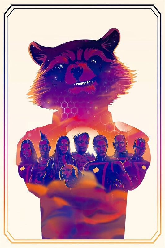 Guardians of the Galaxy Vol. 3 (2023) Poster 24x36 - Marvel Sci-Fi Art Print