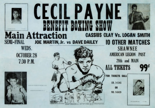 Cecile Payne Benefit Boxing Show Poster 24x36 - Charity Event, Boxing Stars - PosterFire.com