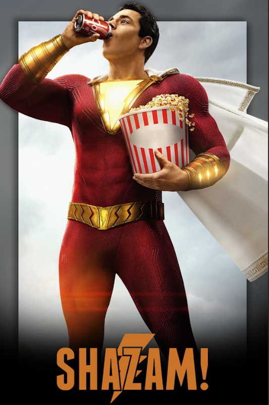 Shazam! (2019) 24x36 Movie Poster, Zachary Levi, Action Adventure Comedy, Rare - PosterFire.com