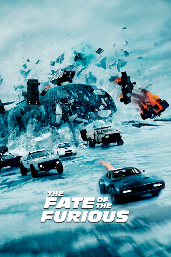 The Fate of the Furious 2017 Movie Poster 24x36 Action Car Chase Art - PosterFire.com