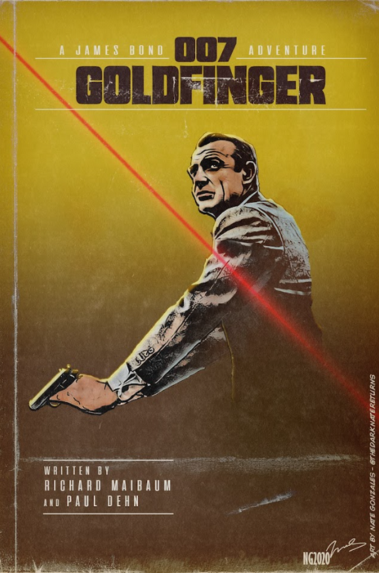 Goldfinger (1964) Movie Poster 24x36 James Bond Classic, Sean Connery, Iconic - PosterFire.com