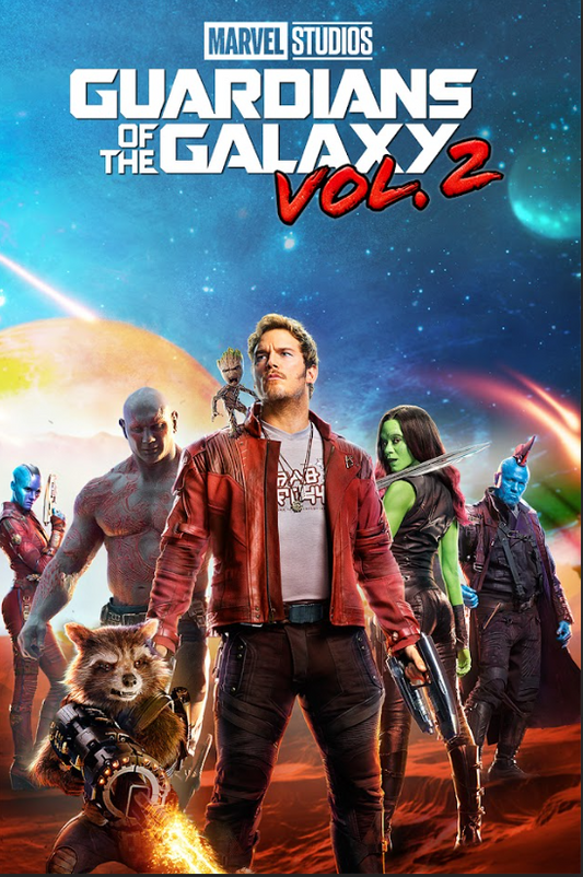 Guardians of the Galaxy Vol. 2 2017 Poster 24x36 - Marvel Action, Star-Lord