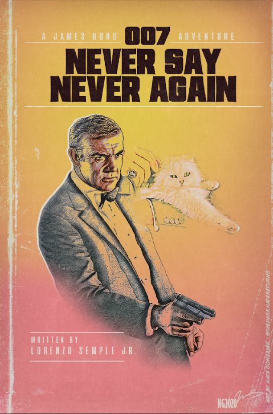 1983 Never Say Never Again Movie Poster 24x36 Sean Connery James Bond Film - PosterFire.com