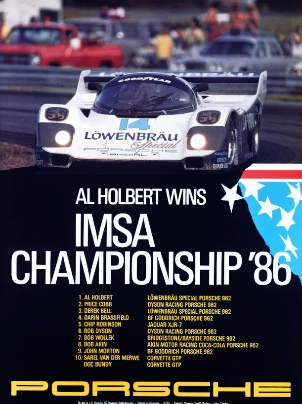 Impsa Championship 1986 Car Racing Poster - Retro Racing Design, Vintage Moto - PosterFire.com